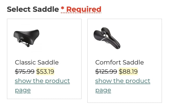 Sort by price example