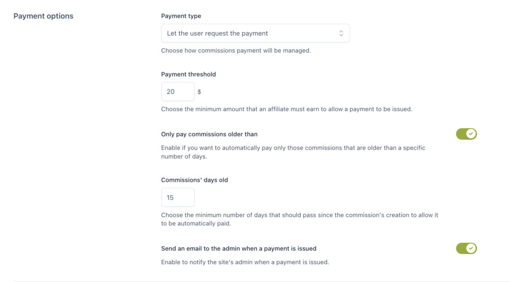 Let users request a payment
