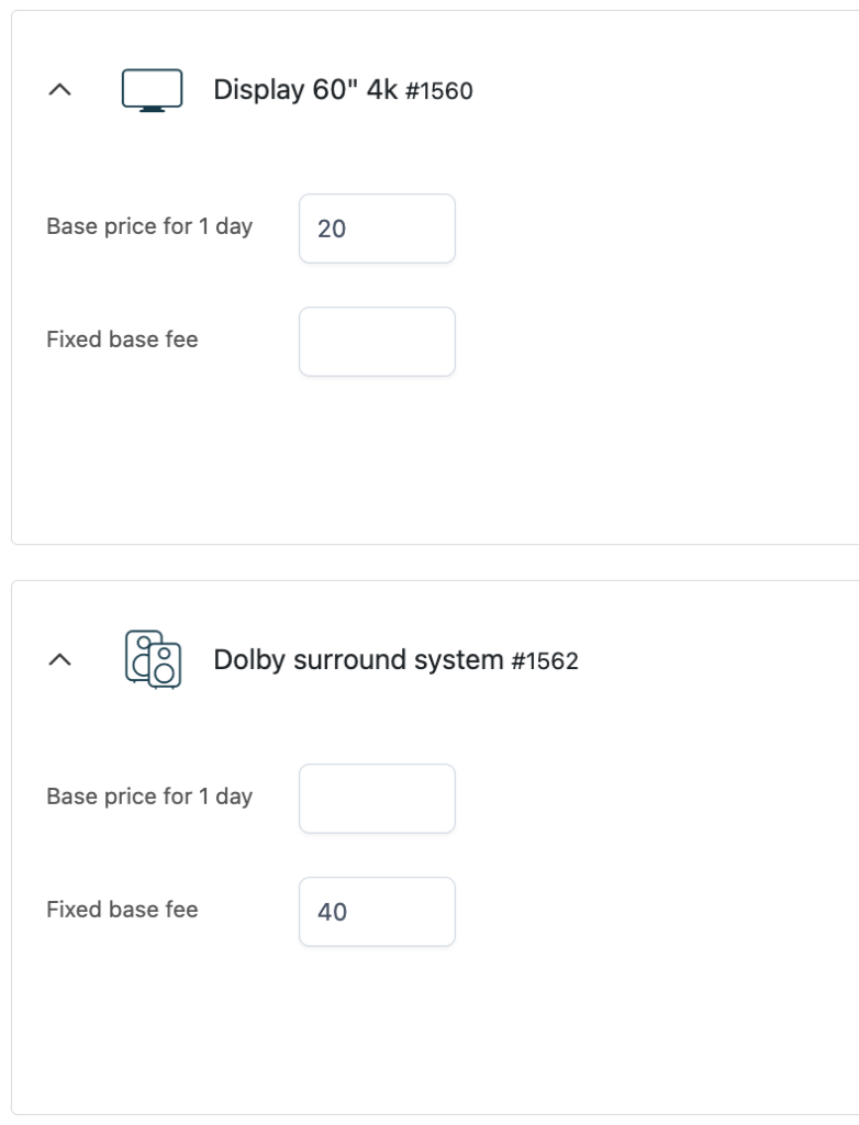 Extra cost for resources and fixed one time fee