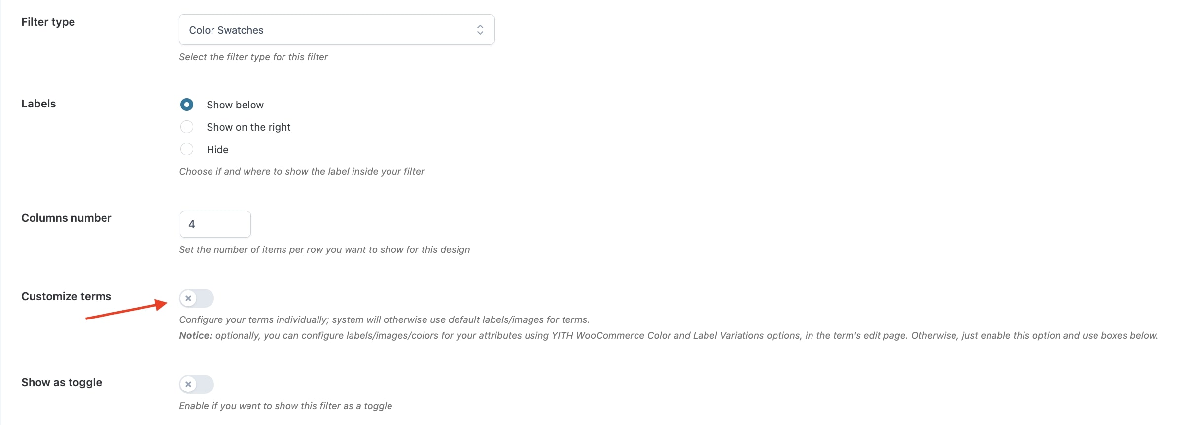 Integration with YITH Ajax Product Filter