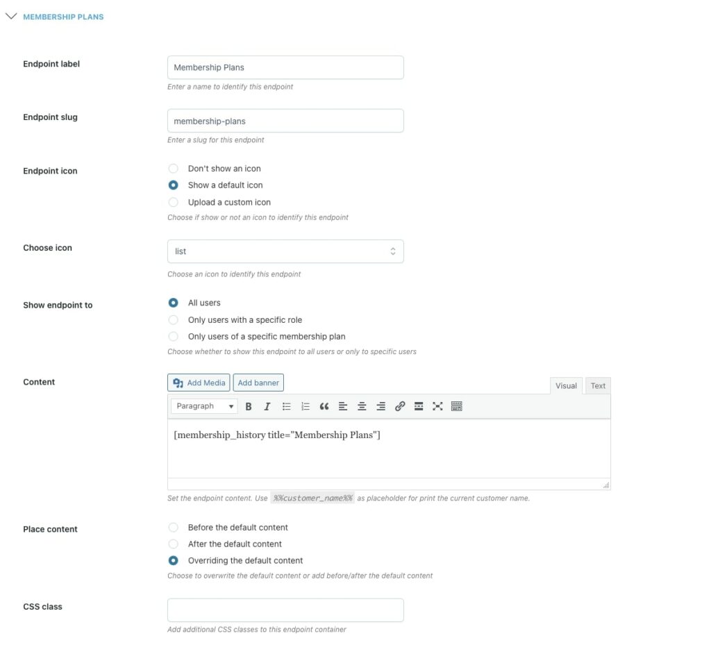 Integration with YITH Membership