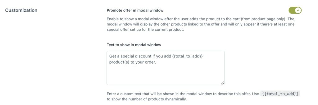 Modal window