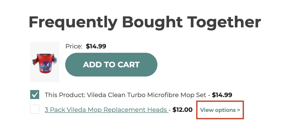 Variable product label