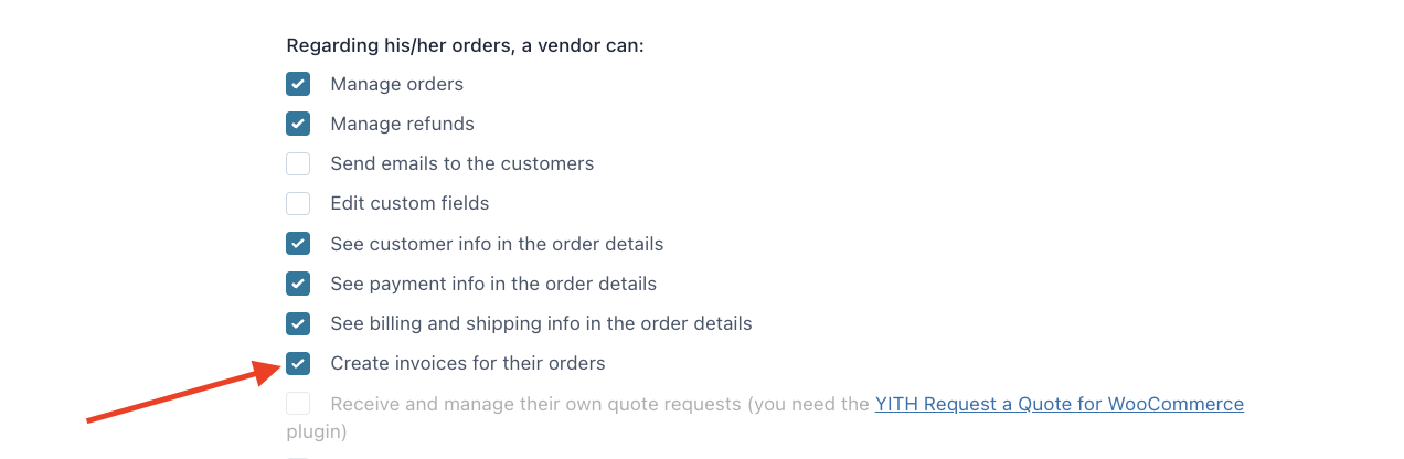 Integration with YITH PDF Invoices