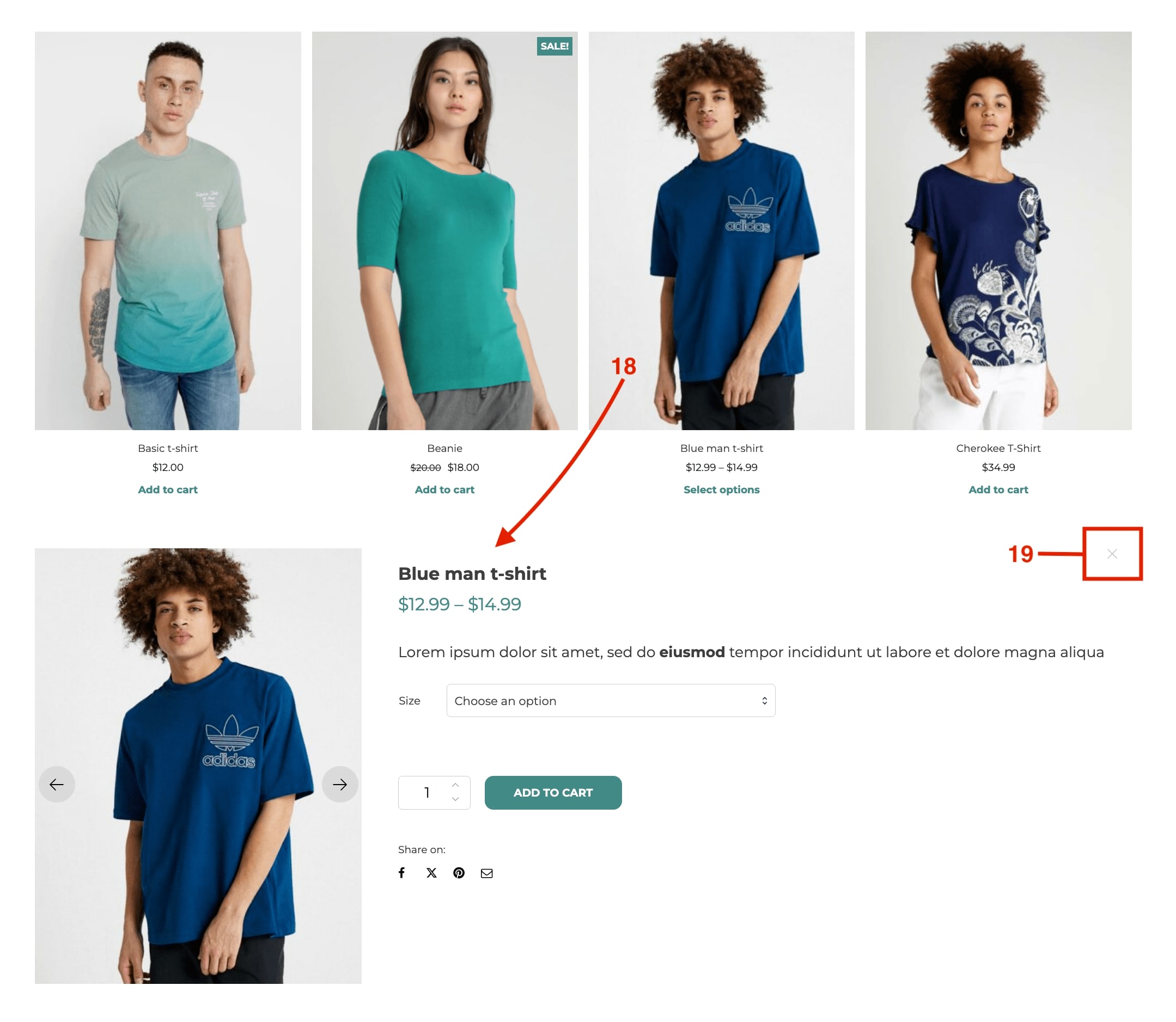 Cascading style example